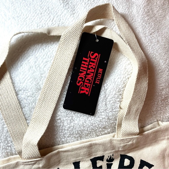 NWT Stranger Things x Netflix Hellfire Club Canvas Tote Bag - Picture 9 of 14